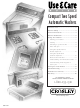 Crosley Compact Two speed automatic washer Use And Care Manual