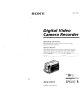 Sony Handycam Vision DCR-TRV5 Operating Instructions Manual