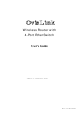 Ovislink Wireless Router User Manual