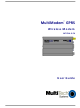 Multitech MultiModem MTCBA-G-F4 User Manual