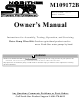 North Star M109172B Owner's Manual