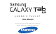 Samsung GALAXY Tab 8.9 User Manual