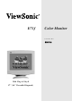ViewSonic E71f User Manual