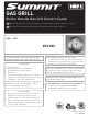 Weber Summit 56580 Owner's Manual