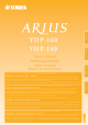 Yamaha Arius YDP-160 Owner's Manual
