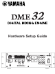 Yamaha DME 32 Hardware Setup Manual