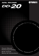 Yamaha DD-20 Eigentümer-Handbuch