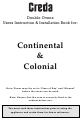 Creda Continental User Instructions