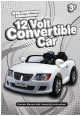 Redman and Associates 12 Volt Convertible Car Owner's Manual With Assembly Instructions
