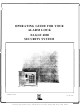 Alarm Lock Eagle 6000 Operating Manual