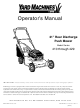 Yard Machines 410 Series Operator's Manual