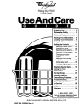 Whirlpool 900 SERIES Use & Care Manual