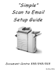 Xerox Document Centre 555 Setup Manual