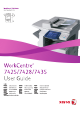 Xerox WorkCentre 7425 Manual D'utilisation