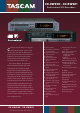 Tascam CD-RW900 Specifications