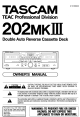 Tascam 202mkIII Owner's Manual