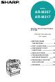 Sharp AR-M257 Operation Manual