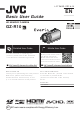 JVC Everio GZ-R10 User Manual