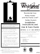 Whirlpool Residential Gas Water Heater Installation Instructions And Use & Care Manual