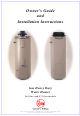 Rheem 265 litre Owner's Manual And Installation Instructions