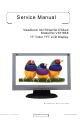 ViewSonic VA1703w Service Manual