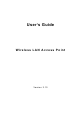 Atmel Wireless LAN Access Point User Manual