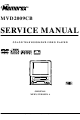 Memorex MVD2009CB Service Manual