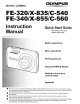 Olympus FE-320 Quick Start Manual