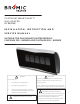 Bromic Heating PLATINUM SMART-HEAT Installation, Instruction And  Service Manual