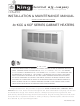 King Electrical KCC SERIES Installation & Maintenance Manual