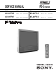 Sony KV-21FT1B Service Manual
