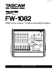 Tascam FW-1082 Setup Manual