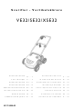 Stiga VE32 Instructions For Use Manual