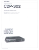 Sony CDP-302 Operating Instructions Manual