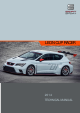 Seat LEON CUP RACER 2011 Technical Manual