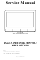 Vizio VX42L HDTV10A Service Manual