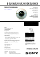 Sony D-EJ100 Service Manual