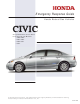 Honda CIVIC Emergency Response Manual