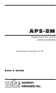 WTI APS-8M User Manual