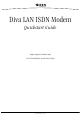 Eicon Technology Diva LAN ISDN Quick Start Manual