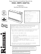 Rinnai Energysaver ES38 Owner's Operation And Installation Manual