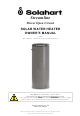 Solahart Streamline Owner's Manual