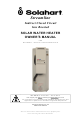 Solahart Streamline Owner's Manual