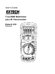 Extech Instruments 470 User Manual