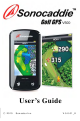 Sonocaddie V500 User Manual