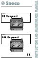 Saeco SE Compact Instruction And Maintenance Manual