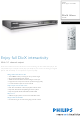 Philips DivX Ultra DVP5166K Brochure & Specs