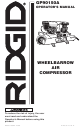 RIDGID GP90150A Repair Parts