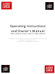LIFAN power usa LF2WP Operating Instructions And Owenrs Manual