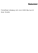 Lenovo ThinkPad Ultrabay 9.5-mm DVD Burner IV User Manual